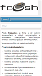 Mobile Screenshot of freshpro.sk
